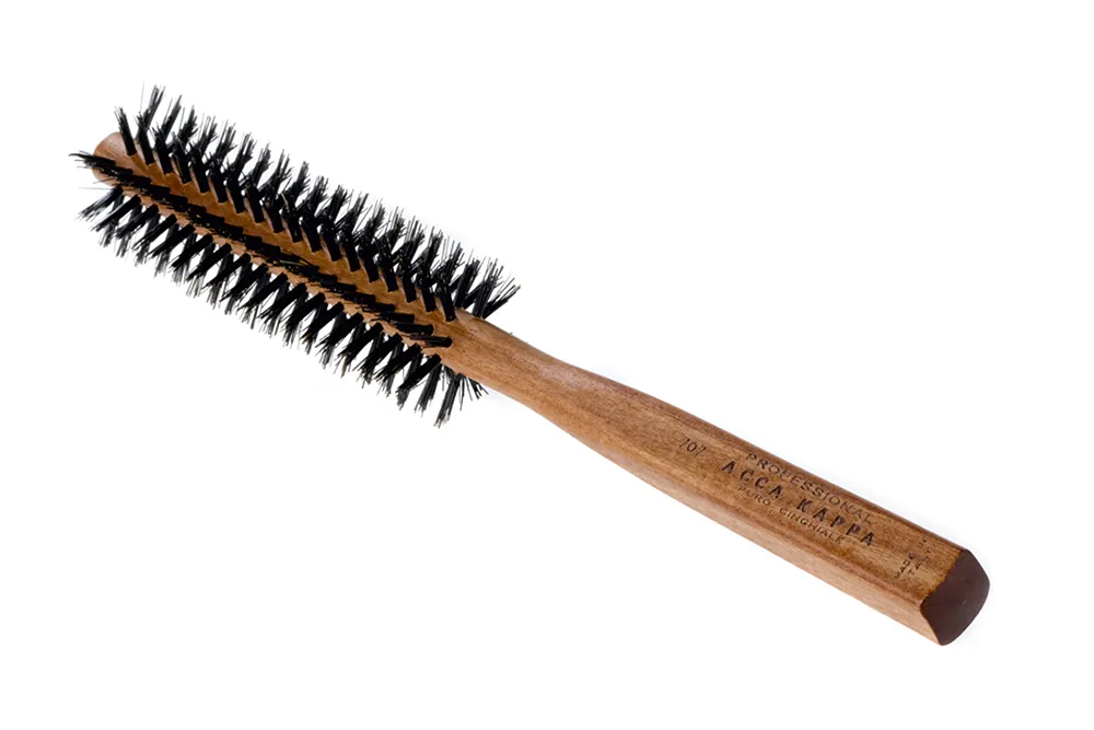 Escova Cabelo Circular Acca Kappa 707 Madeira 30 mm
