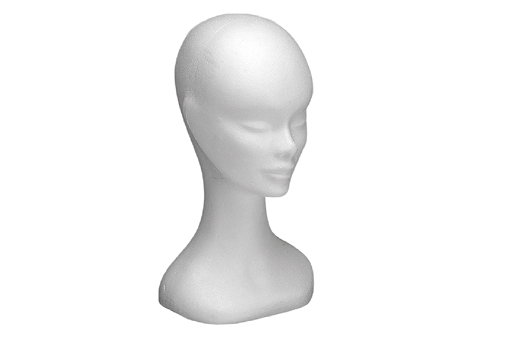 Cabeça Porta Perucas Branca