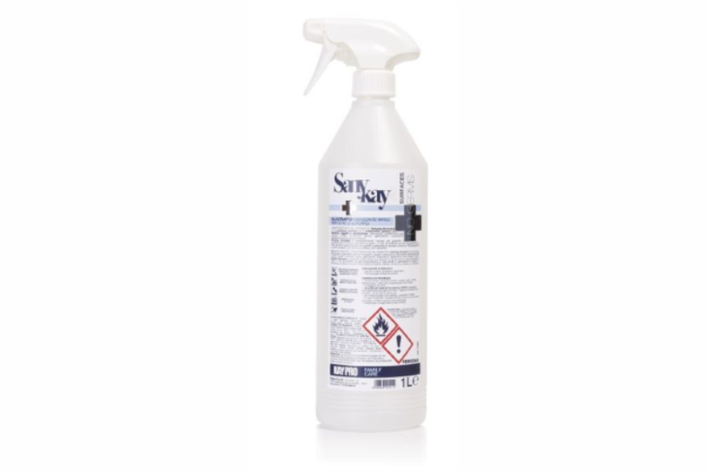 Líquido Desinfetante Sany Kay Alcorapid Spray 1 Litro