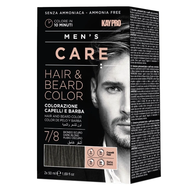 Kit Coloração Barba e Cabelo Kaypro Men´s Care Loiro 7/8