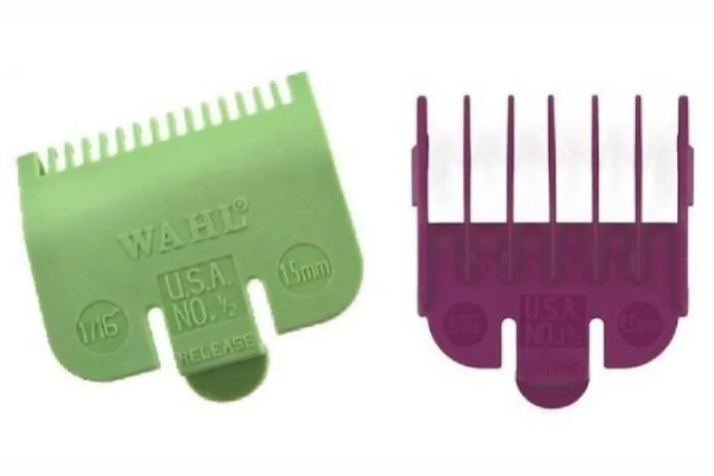 Pente 1.5+4.5 mm Máquina Corte Wahl Balding com Fio 2 Unidades