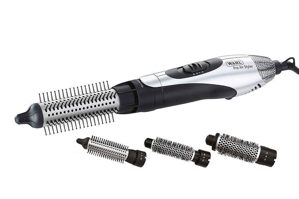 Escova Cabelo Elétrica Wahl Com 3 Acessórios