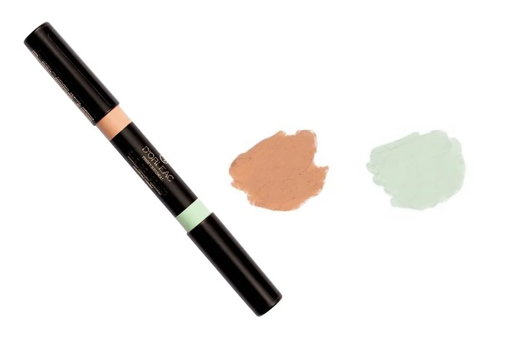 Lápis Corretor Dorleac Duplo Duo Concealer Nº 1