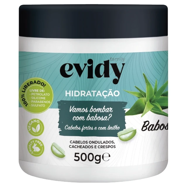 Máscara Capilar Evidy Babosa 500 gr