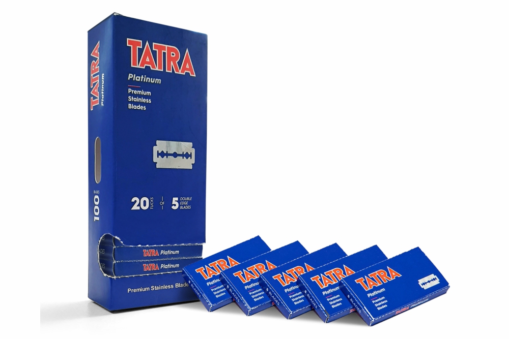 Lâminas Tatra Platinium 100 Unidades