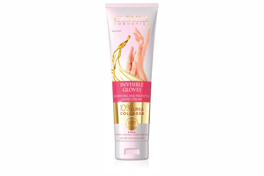 Creme de Mãos 10% Colagénio Ureia Eveline Invisible Gloves 100 ml