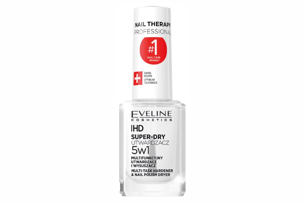 Verniz Top Coat Secagem Ultra Rápida 5 em 1 Eveline Nail Therapy 12 ml